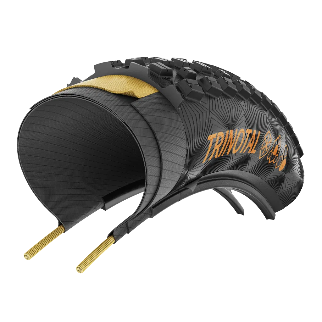 Continental Trinotal Trail Grip Falt 26" Faltreifen  schwarz / schwarz skin - Image 2