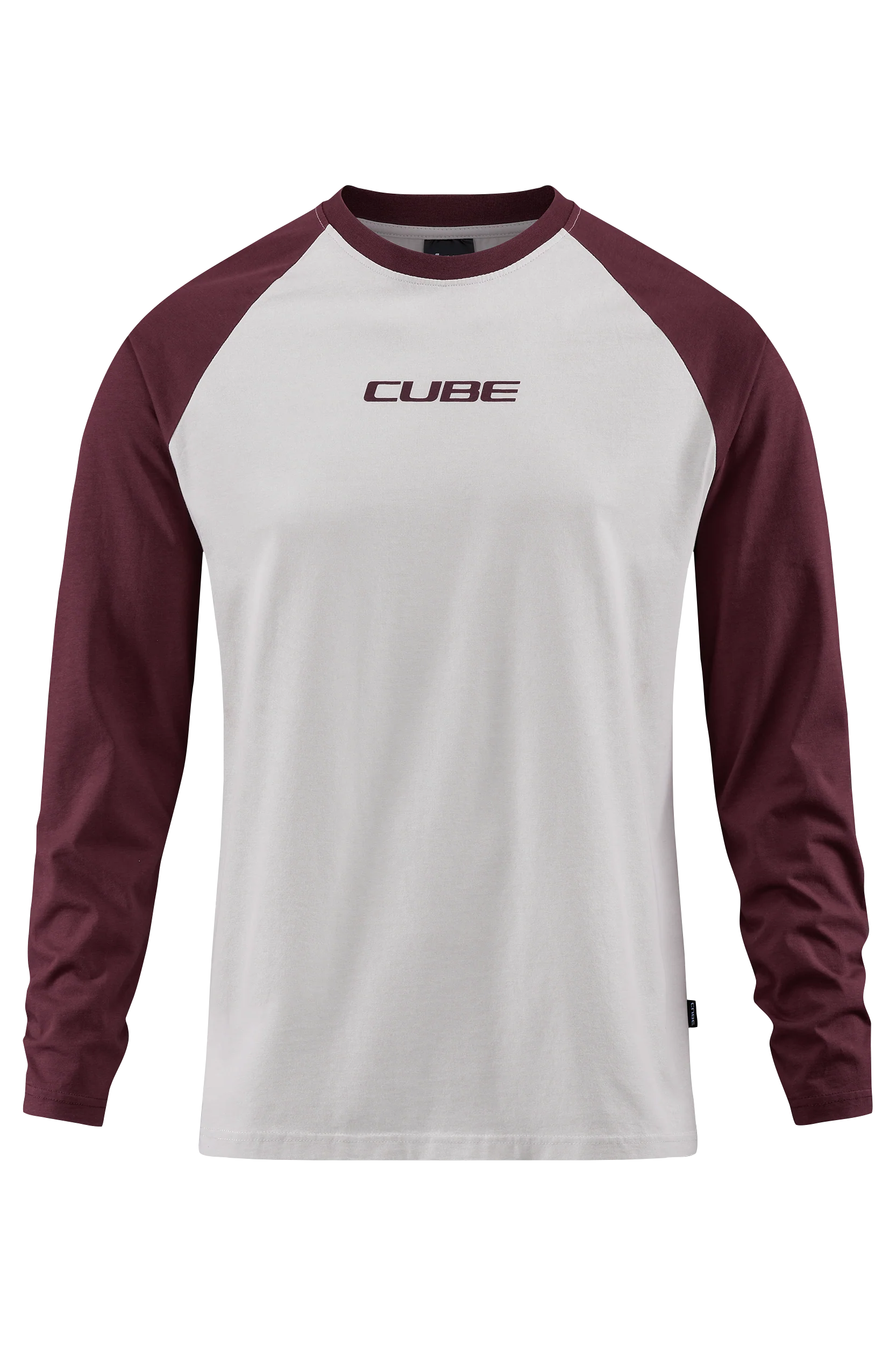 CUBE Organic Longsleeve red´n´beige