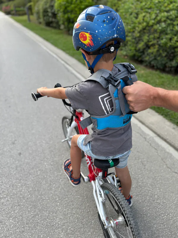 little Biker Fahrradlernweste Soft Blue - Image 3