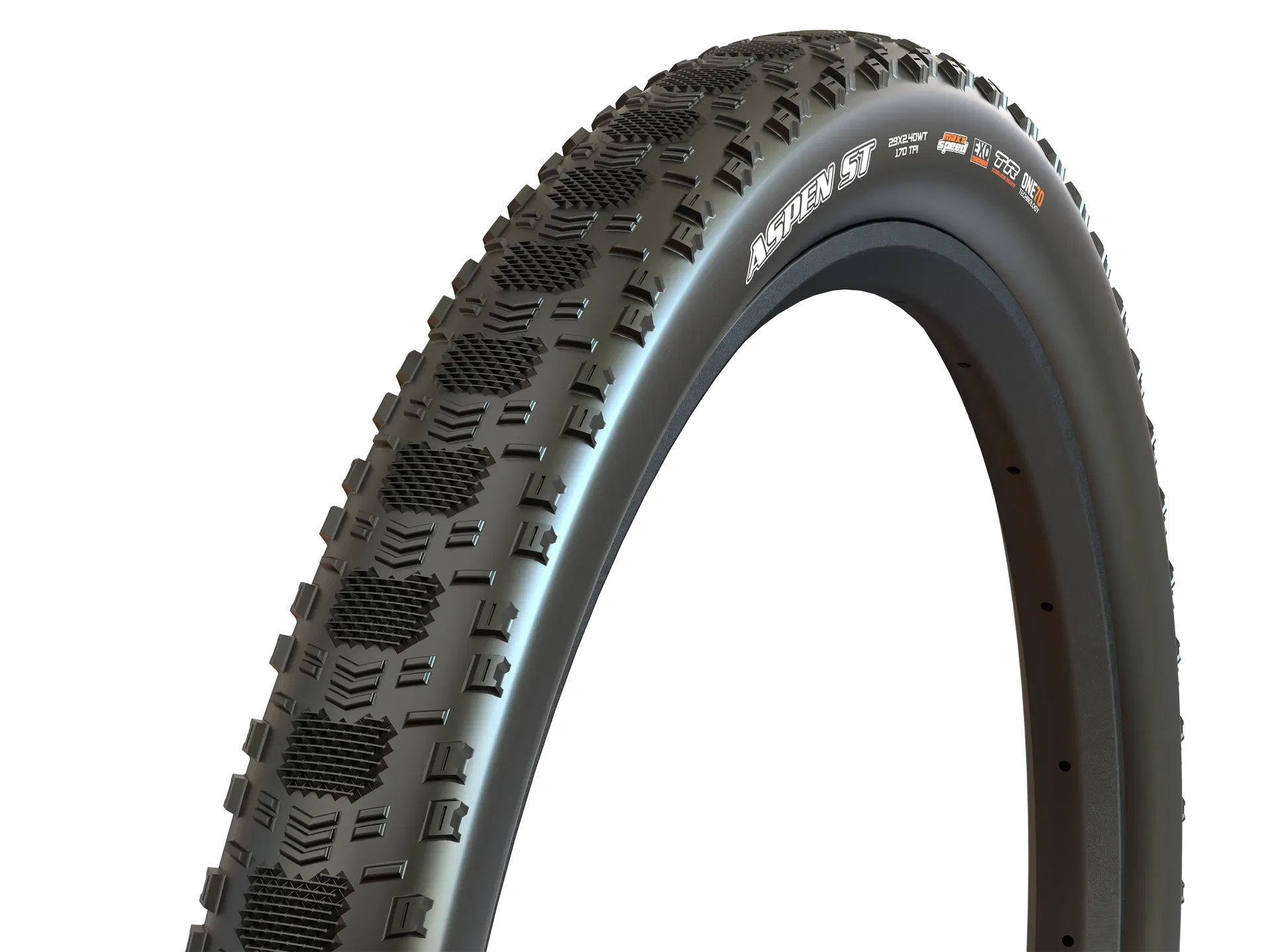 Maxxis Aspen ST Reifen 29" EXO Protection, TR Tubeless Ready, MaxxSpeed, Wide Trail Cassing (WT) schwarz