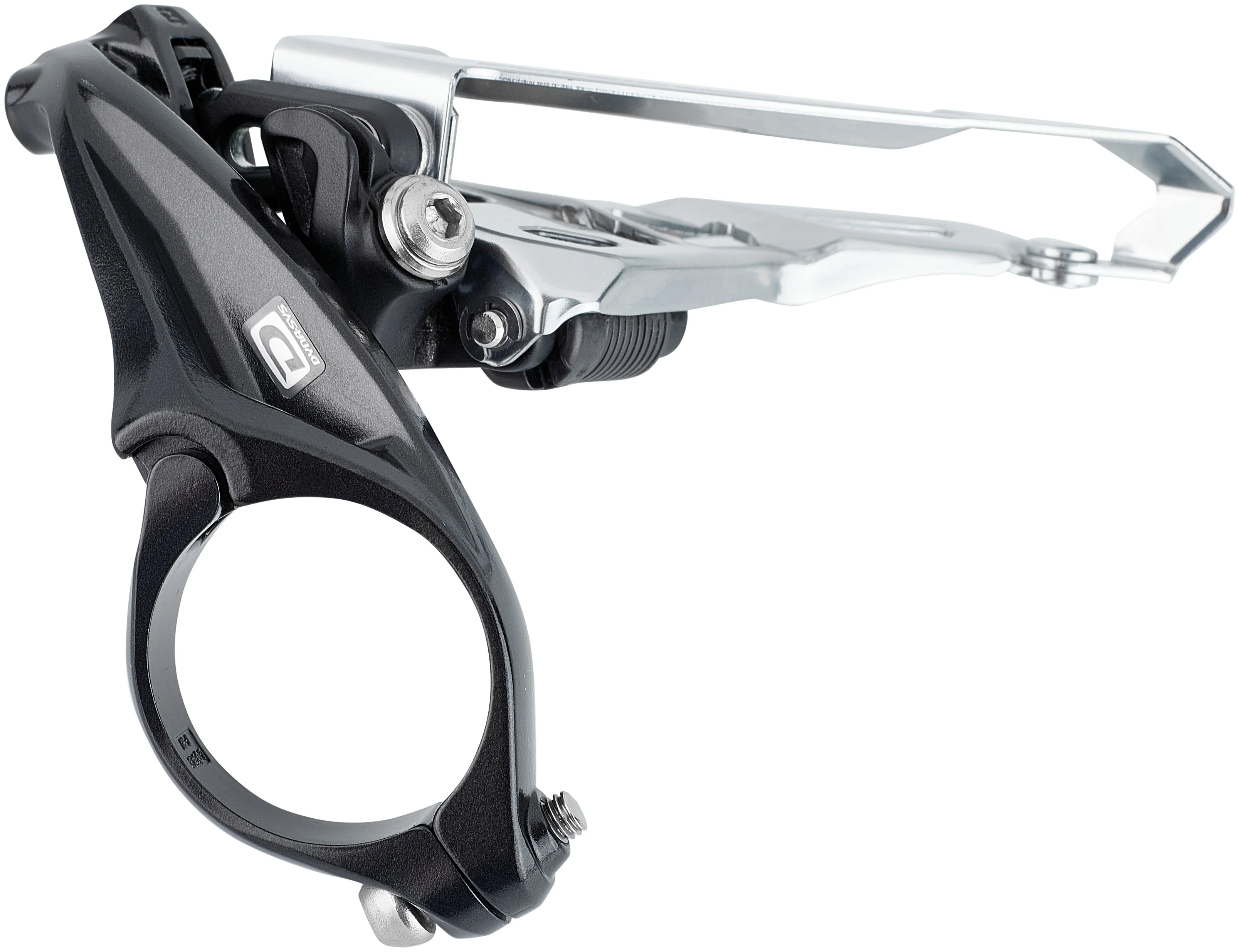 Shimano Deore MTB FD-M6000 Umwerfer 3x10-fach Side Swing Schelle Hoch schwarz/silber - Image 3