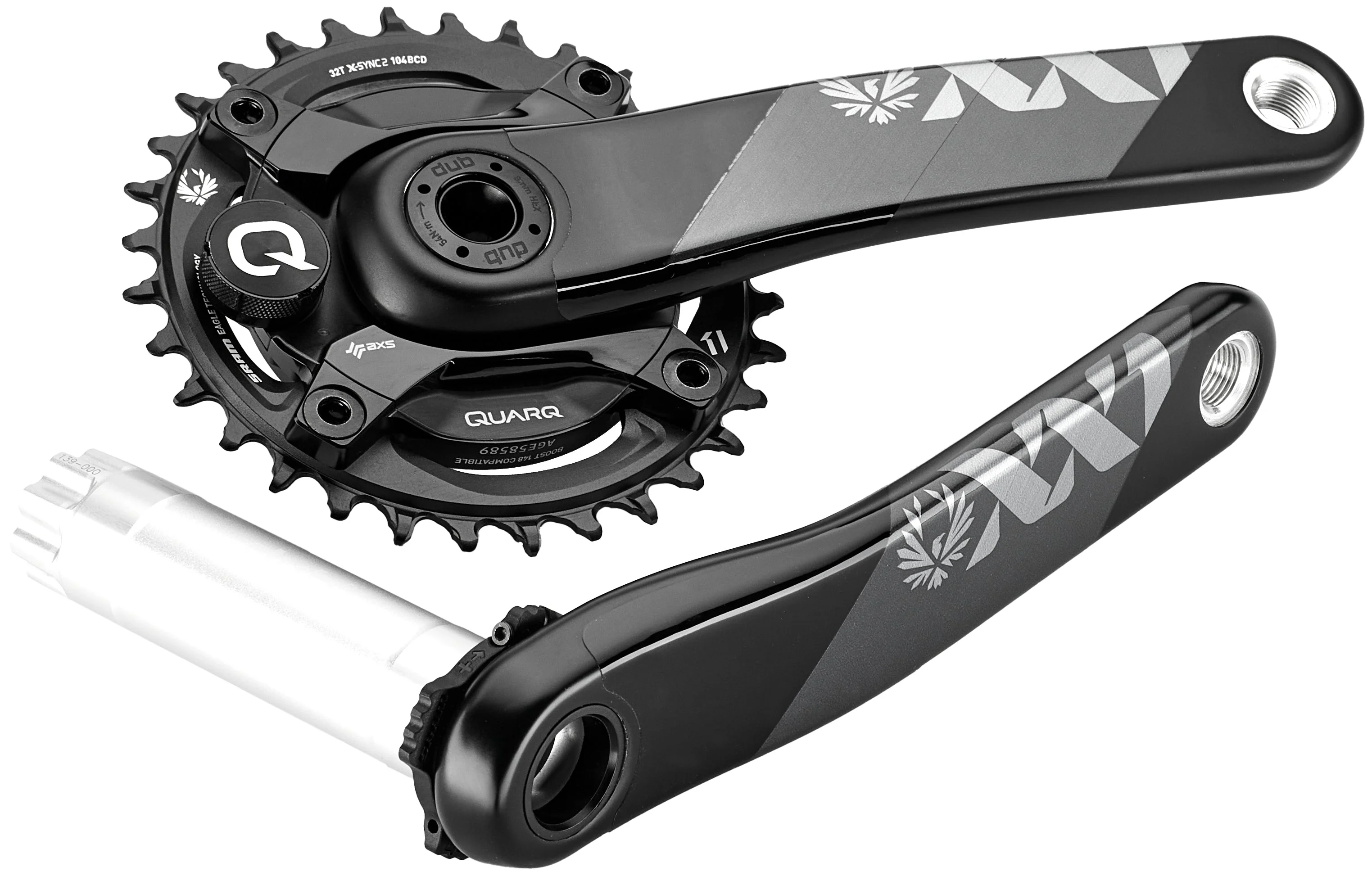 SRAM Quarq XX1 Eagle Powermeter Kurbelgarnitur 12-fach 32Z DUB Boost - Image 6