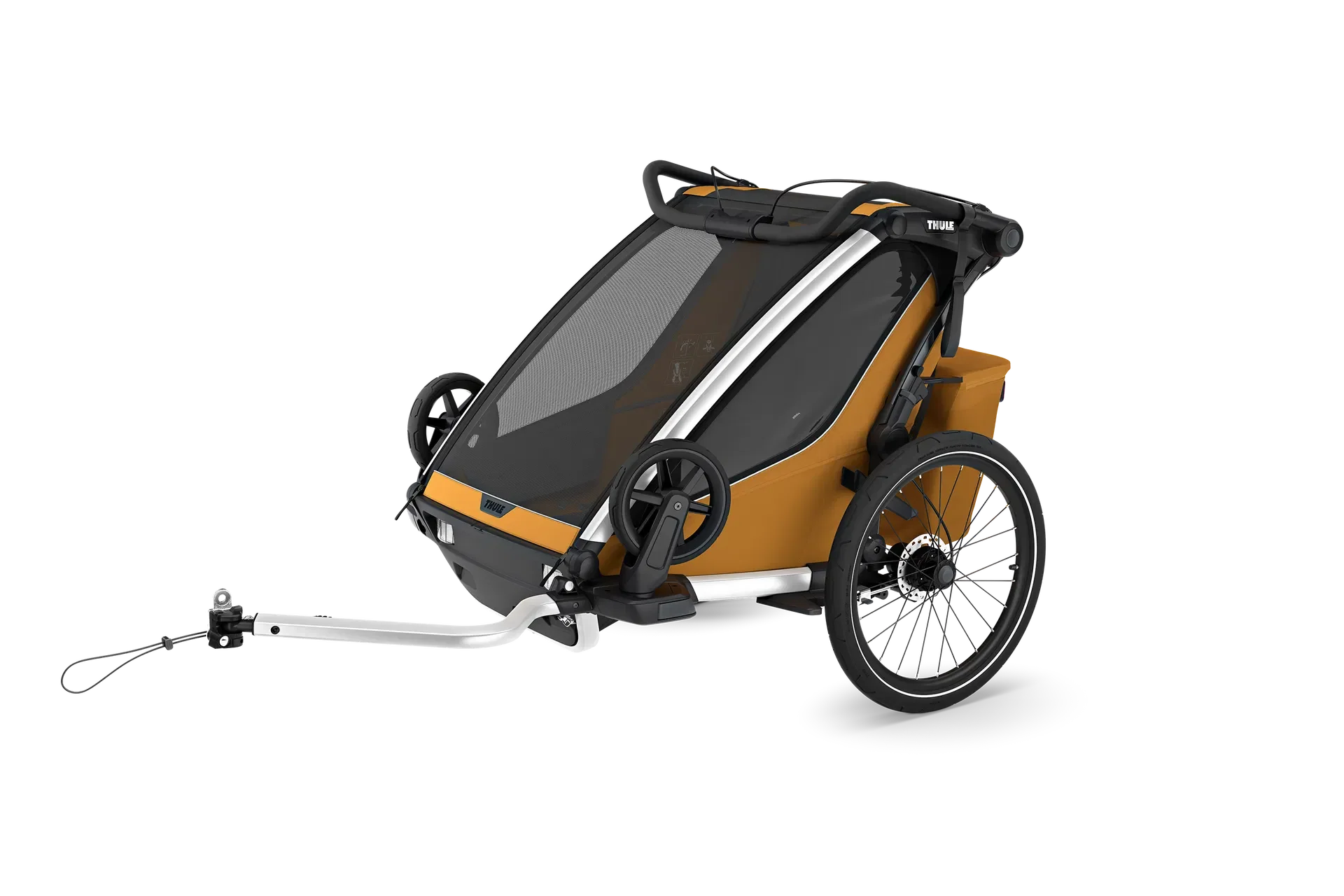 Thule Chariot Sport 2 Double Kinderanhänger  natural gold - Image 2