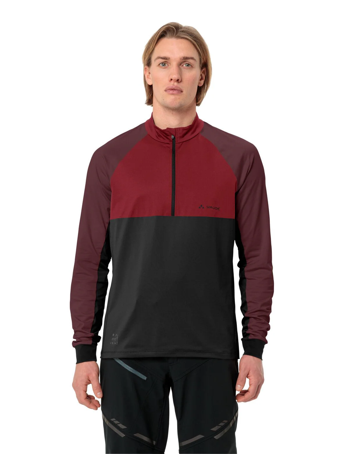 VAUDE Qimsa Halfzip LS Shirt Herren carmine - Image 2